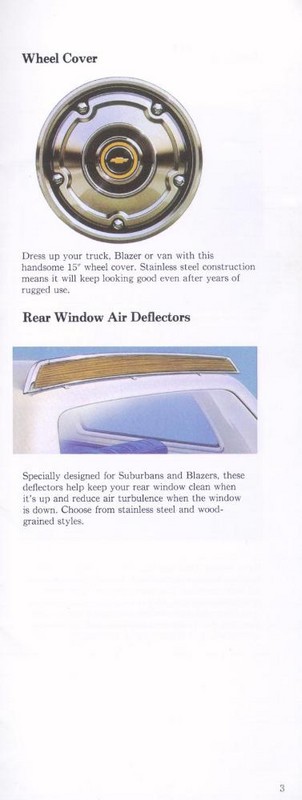 1976 Chevrolet Truck Accessories Brochure Page 1